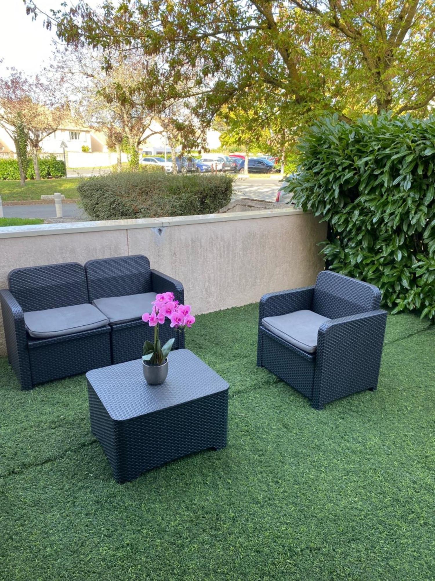 Logement Entier Chambre+Salon + Jardin & Terrasse Les Ulis Exteriér fotografie